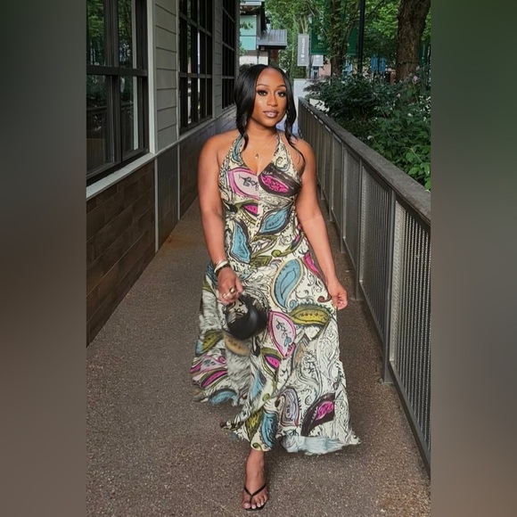 🔥🔥Zara ZW collection printed halter dress - Picture 6 of 12